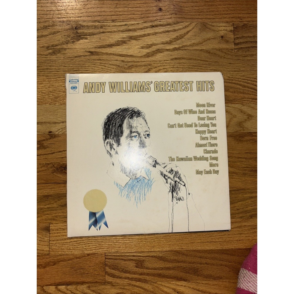 Andy Williams Greatest Hits Vintage Vinyl LP Record‎ Album & Record Sleeve